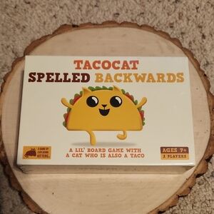 Tacocat Sprlled Baxkwards Lil' Board Game NEW 2021